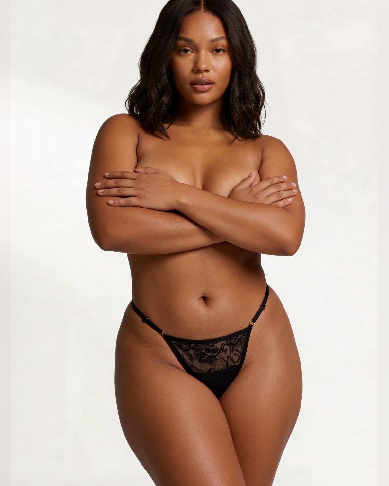 Personalized Chain Name Thong
