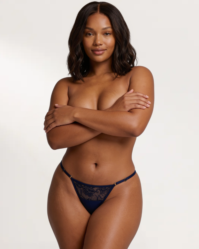 Personalized Chain Name Thong