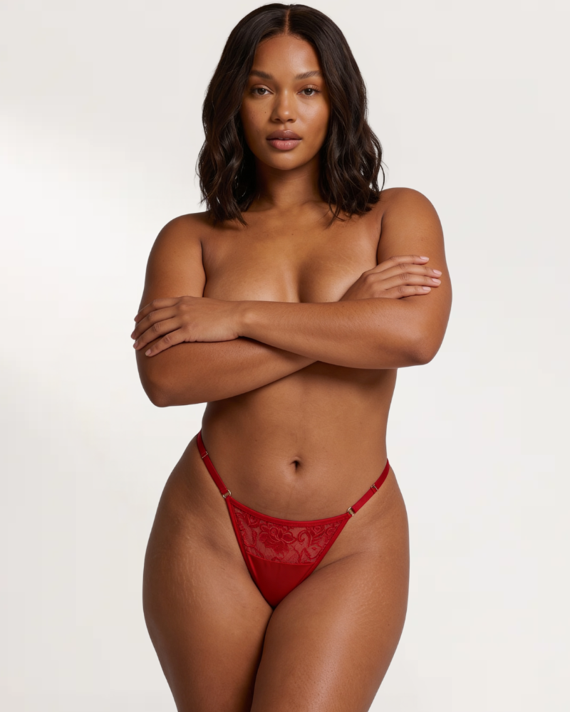 Personalized Chain Name Thong