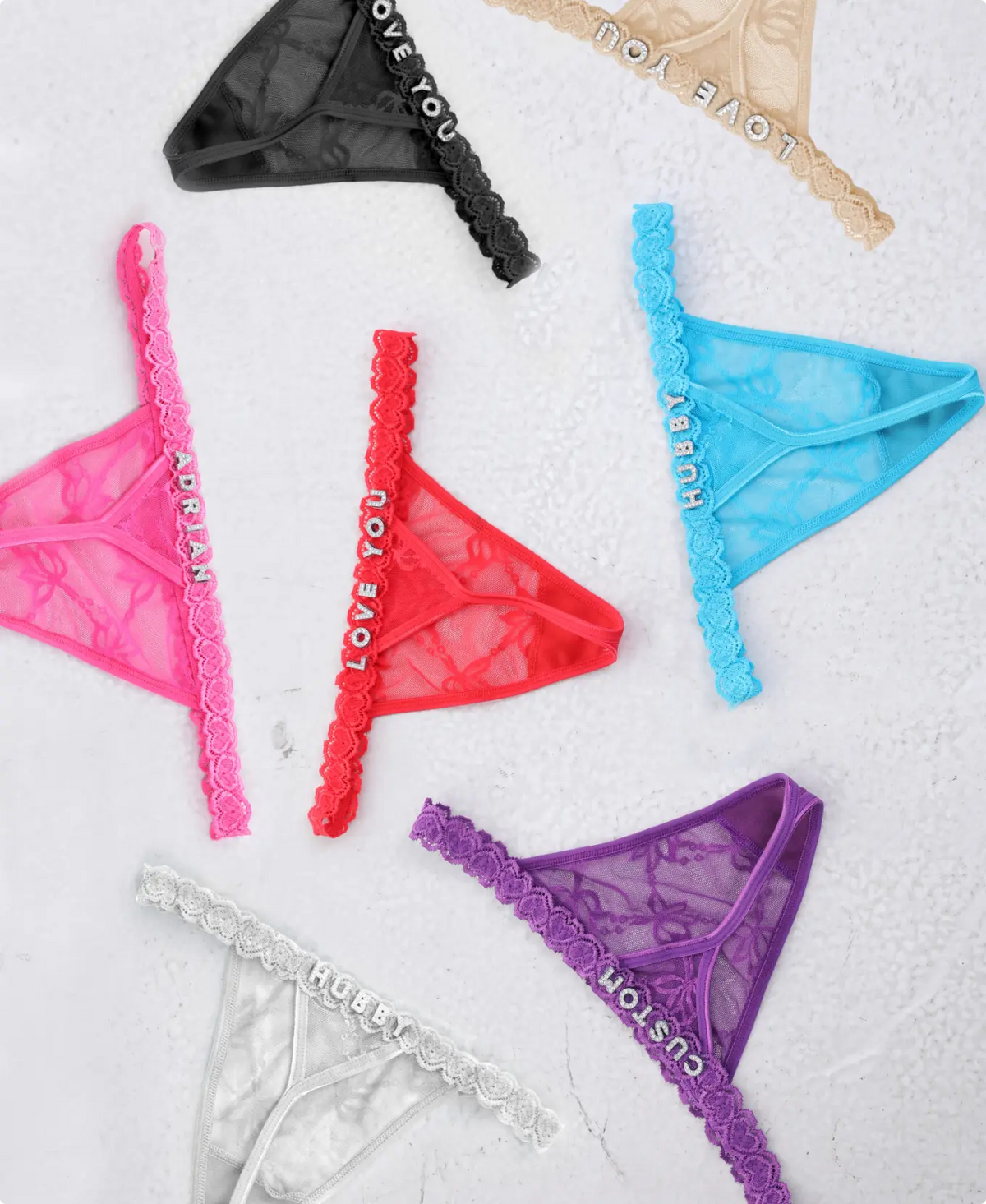 The matching lingerie set